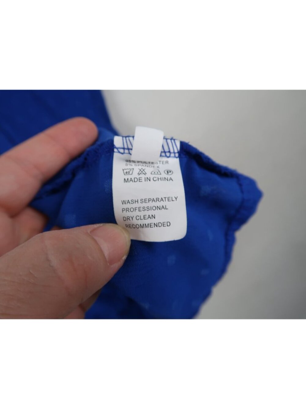 ✨3/$30 2XL Royal Blue Tiered Ruffle Sleeveless Button Front Dress Swiss Dot Knee - Picture 3 of 4